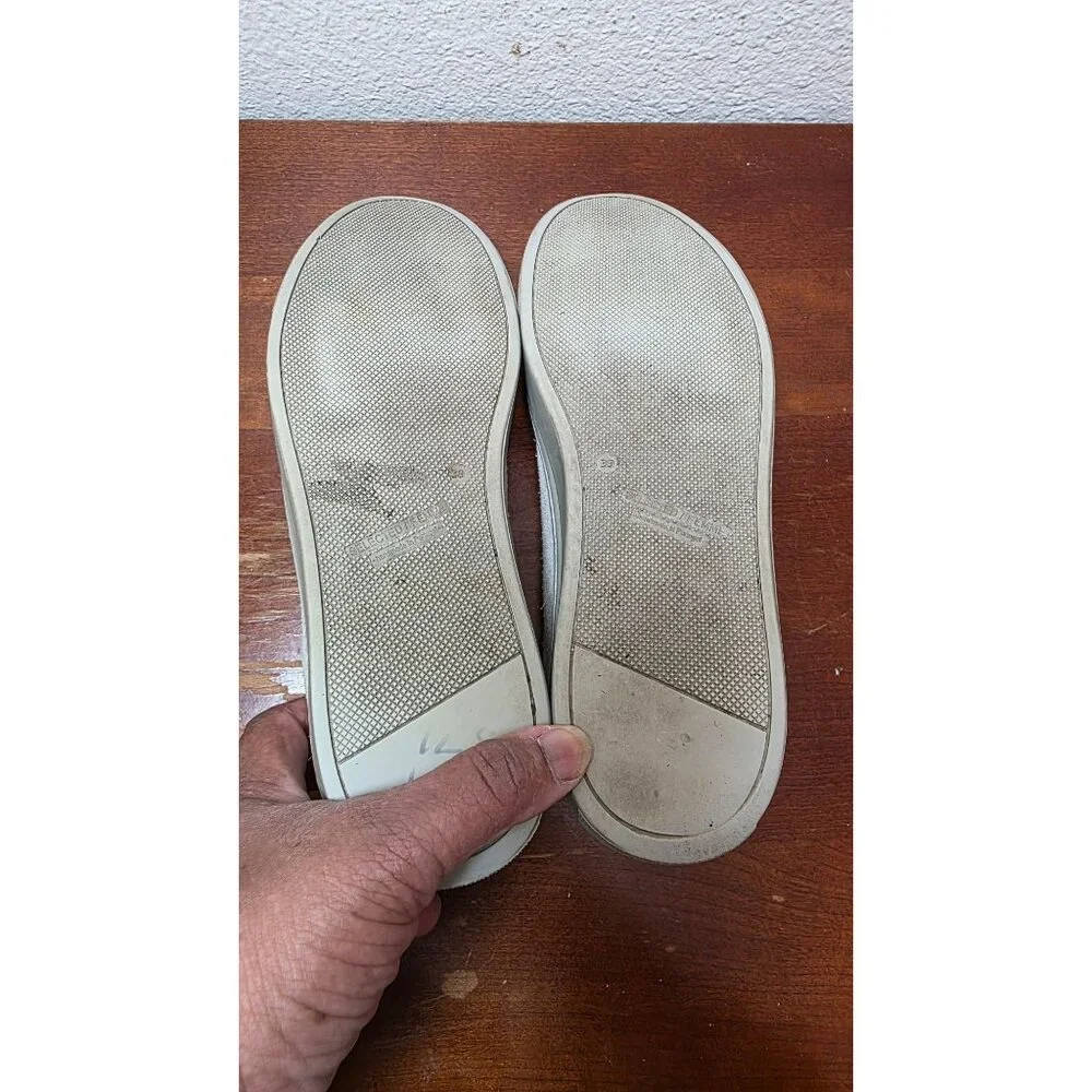 Selected/Femme Women's Suede Lace-Up Sneakers Beige Size 8‎